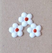 Wachsmotiv 3 Blüten/ Punkt