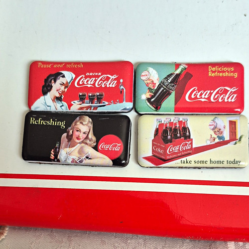 Coca cola retro magnete set - coca-cola,