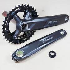 Shimano Deore 2x10 fach FC-M4100-2 Kurbel 36 26 Zähne 175 mm schwarz