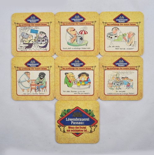 Bierdeckel löwenbrauerei - bierdeckel,