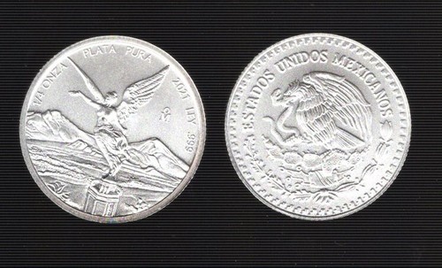 Mexiko unze silber - 1/4,