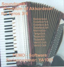 PEMO Soft. "Premium of Akkordeon" f. Genos, Tyros 2,3,4,5, PSR770,775,970,975...