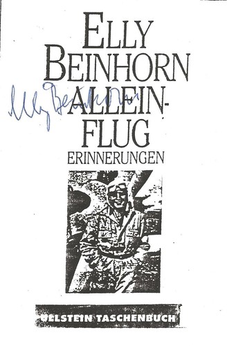 Autogramm elly beinhorn - autogramm,
