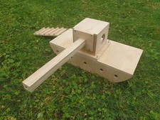 Tank Kleintierhaus Tunnelspiel