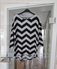 Cozy 3/4 Arm Shirt Streetone,  Gr. 36, schwarz  grau, TOP