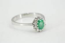 Smaragd ring 585 gold - smaragd,
