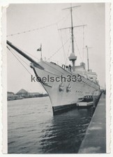 Foto Staatsyacht Aviso Grille im Hafen von Warnemünde
