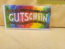 Karte Gutscheinkarte mit
