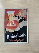 NEU Werbeschild Heineken’s Heineken Het meest getapt Bier Metall Blech Werbung
