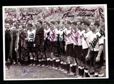 Fussball Weltmeister 1954 23 Autogramme Deutschland