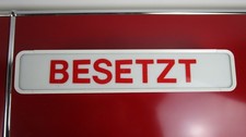'Besetzt' Schild