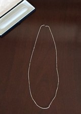 Elegante Vintage Silberkette