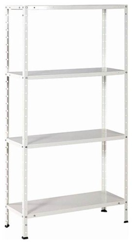 Schraubregal weiß 150x75x30 - schraubregal,
