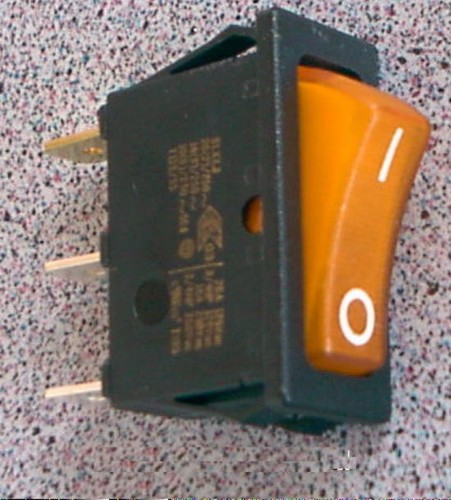 Schalter orange wippschalter - orange,