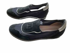 Mauro Teci Firenze Italy Designer Halbschuhe Schwarz Gr. 40 UVP 180 €