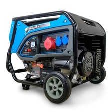 DeTec. Benzinaggregat Stromerzeuger 6 kW Stromaggregat Generator 230 V + 400 V
