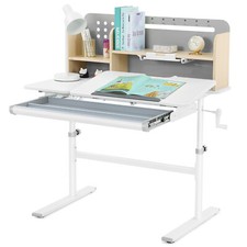 JOYLDIAS Höhenverstellbarer Kinderschreibtisch, Studiertisch für Kinder