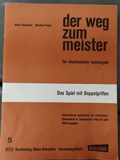 Der Weg zum Meister für elektronische Heimorgeln Das Spiel mit Doppelgriffen