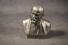 Lenin Metall Büste 12,5 x 11