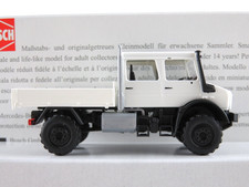 Busch 51081 Mercedes-Benz Unimog U 5023 DoKa Pritsche (2013) in weiß 1:87/H0