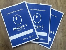 Medi-Learn Skriptenreihe: Biologie 1 - 3  (2018, Taschenbuch)