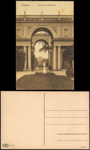Ansichtskarte potsdam blick - ansichtskarte,