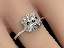 Pomeranian Dog Ring  925er
