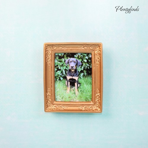Miniatur gemälde hund - gemälde,
