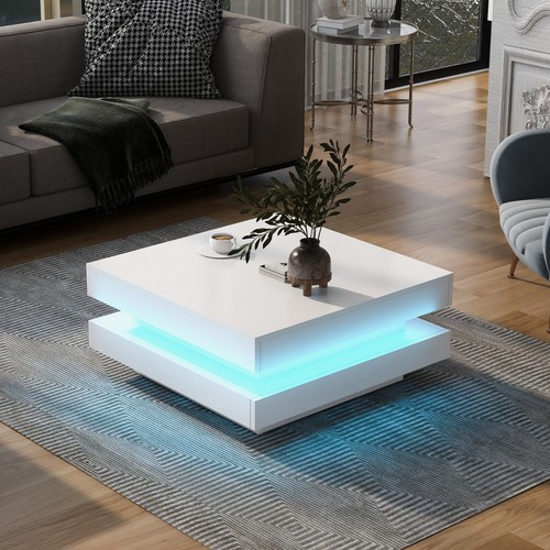 Couchtisch mit led beleuchtung - led,