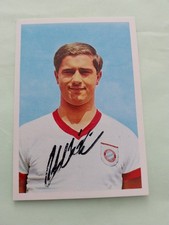 Automatenkarte Bergmann Bayern München Gerd Müller 1966/67 signiert