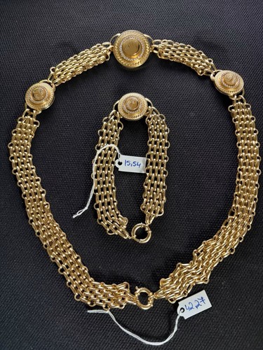 Set gold 585 14k - 585, collier
