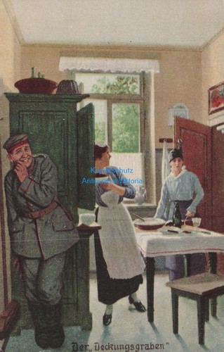 Der deckungsgraben - ak,