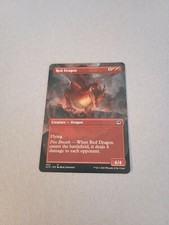 1x D&D Forgotten Realms Red Dragon Fullart NM/M Magic The Gathering Mtg