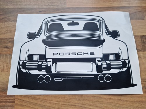 Aufkleber wandtattoo porsche - wandtattoo,