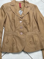 Walter Leder Jacke Blazer Lammnappa Taschen Ziernaht interessant sportlich beige