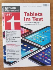 Stiftung Warentest test Januar / 01 / 2015 - Tablets im Test