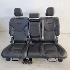 Jeep Cherokee KL Rücksitzbank Ledersitze MAL Kopfstützen schwarz komplett  Bj.15