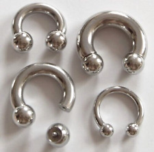 1 x Piercing Hufeisen Ring 3 -
