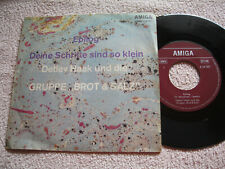 7" Single Detlev Haak Gruppe " Brot & Salz "  Epilog Vinyl Amiga DDR 4 56 027