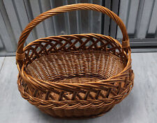 Einkaufskorb Weidenkorb Autokorb Obstkorb Henkelkorb Handarbeit