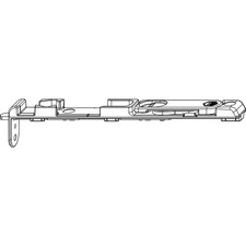 MACO Kantriegel unten, Euronut, L=170 mm, silber (52504)