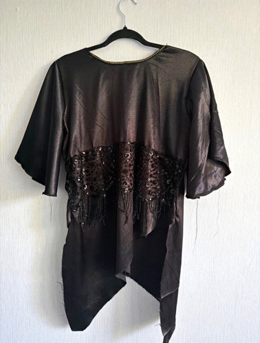 Damen tunika bluse schwarz - tunika,