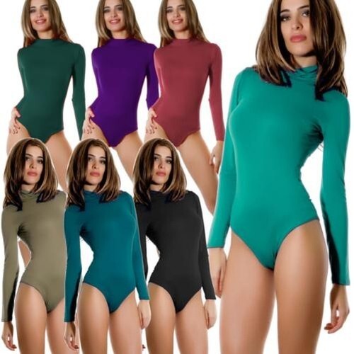 Body frau hals rollkragen - body,