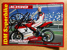 Dario Giuseppetti Autogramm handsigniert Motorrad Rennfahrer D IDM SB Moto GP125