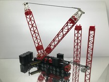 SIKU 4810 SCHWERER MOBILKRAN HEAVY MOBILE CRANE -RED 1:55- GOOD - COMPLETE - V89