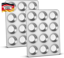 Edelstahl Muffinform 12