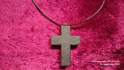 Halskette mit kreuz - mit, aus