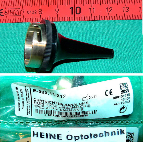 Heine ohrtrichter otoskop - ohrtrichter,