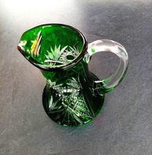 Bleikristall Krug grün