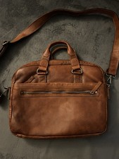 Greenburry Vintage Washed Leder Aktentasche Laptoptasche Businesstasche 2908-24